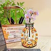 Vase Mandala En Bois-Ornement De Bricolage