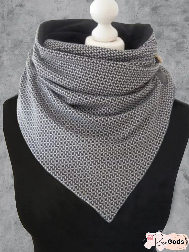 Casual Cotton-Blend Scarf