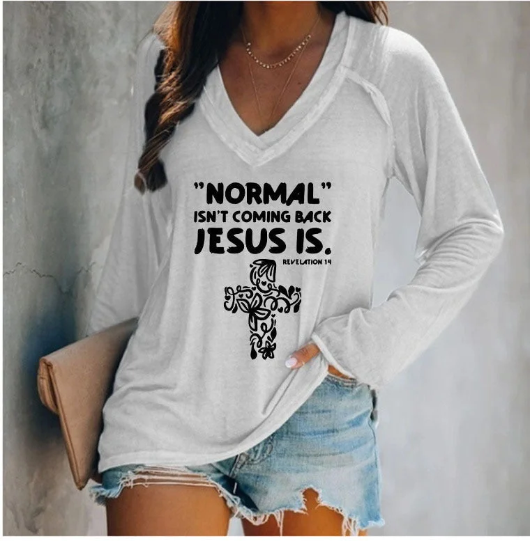Normal Isn't Coming Back But Jesus Is Revelation 14 T-shirt