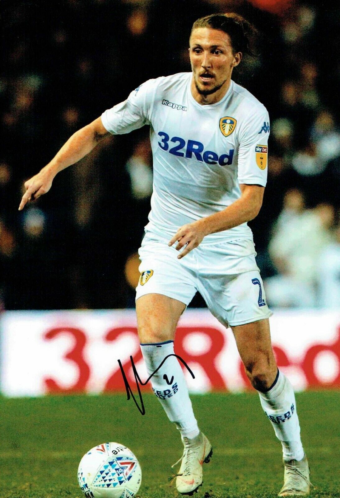 Luke AYLING Leeds United Signed Autograph 12x8 Photo Poster painting 3 AFTAL COA LUFC