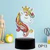 DIY Diamond Painting 7 Color Night Light Lamp Home Decoration Ornament Gift Kit(Unicorn)