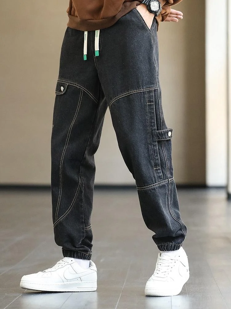 Brownm Size Jogger Jeans