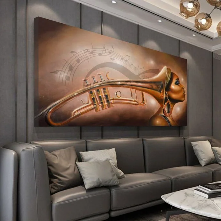She is Music​Canvas Wall Art