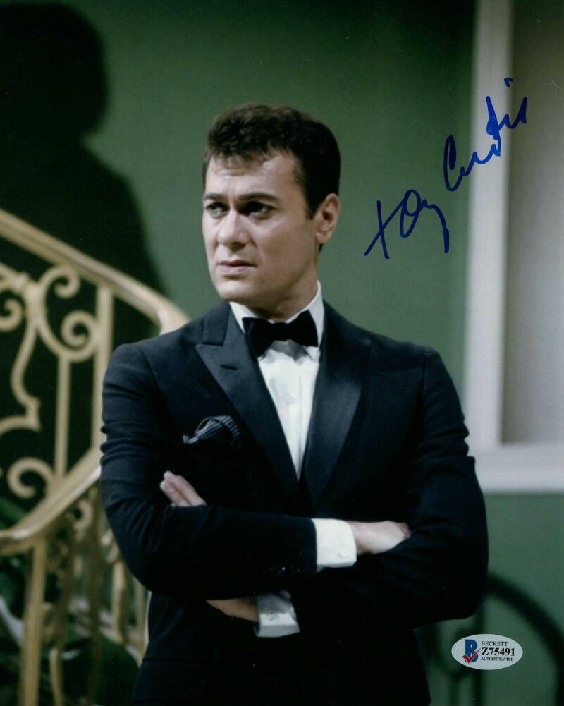 TONY CURTIS SIGNED AUTOGRAPH 8X10 Photo Poster painting - HOUDINI, SOME LIKE IT HOT RARE BECKETT