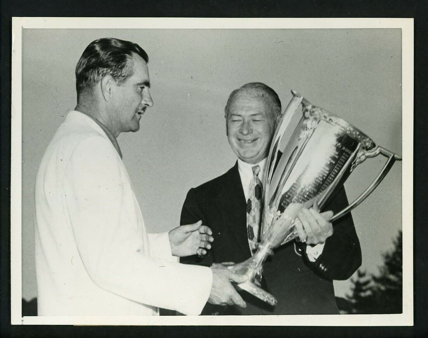 Lloyd Magrum & Stan McGivran 1954 Press Photo Poster painting Western Open golf tournament