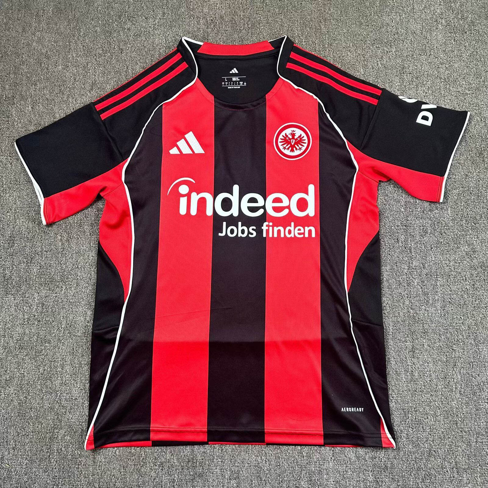 2025-2026 Eintracht Frankfurt Home Football Shirt 1:1 Thai Quality- Maxi Kit