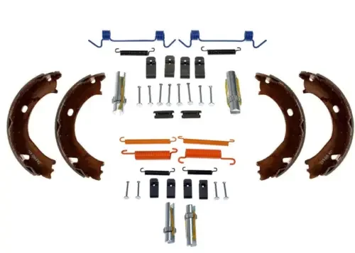 Dronehint Fits Ford GM Dodge Hummer Parking-Emergency Brake Shoe Set with Hardware (For: GMC) Parts