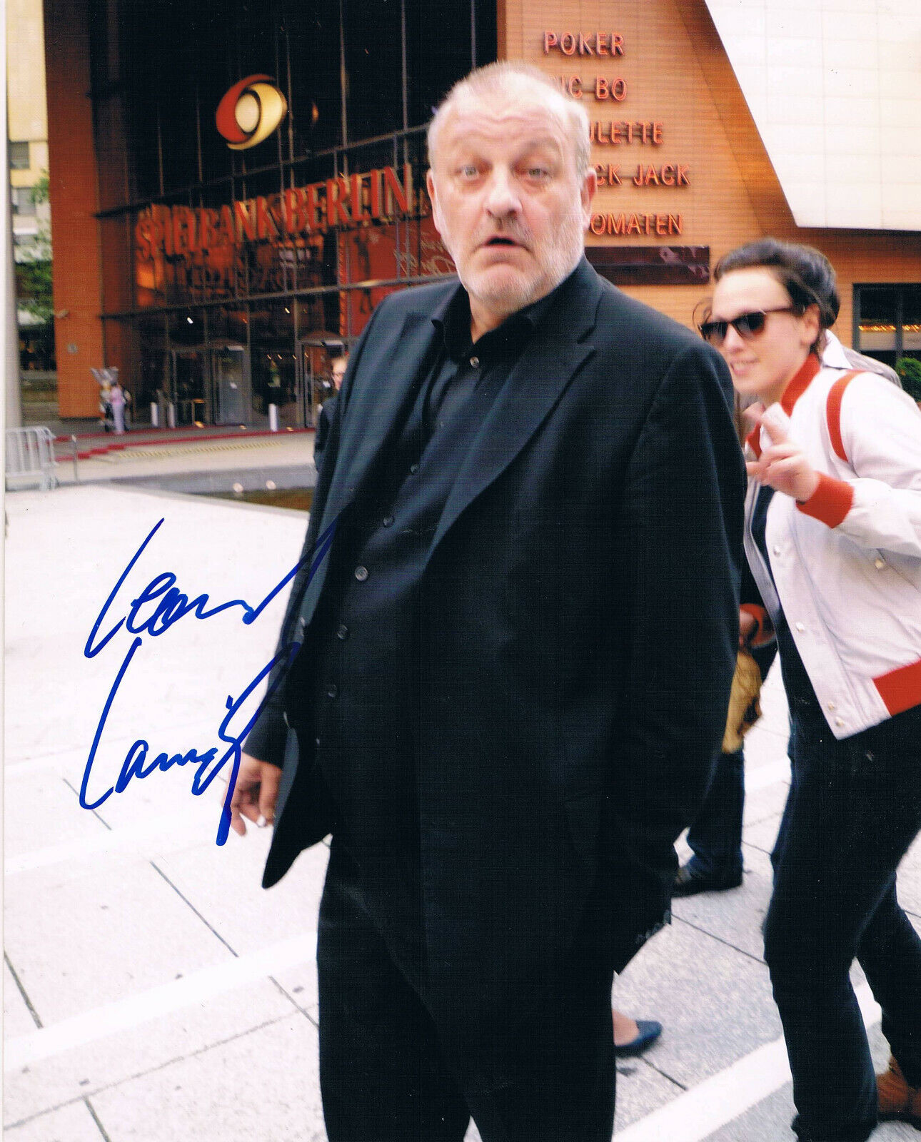 Leonard Lansink 1956- autograph Photo Poster painting 8x10