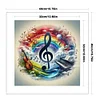 Colored Musical Notes-11CT Stamped Cross Stitch 40*40cm/15.75*15.75in