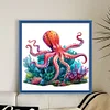 Octopus-14CT Stamped Cross Stitch 40*40cm/15.75*15.75in