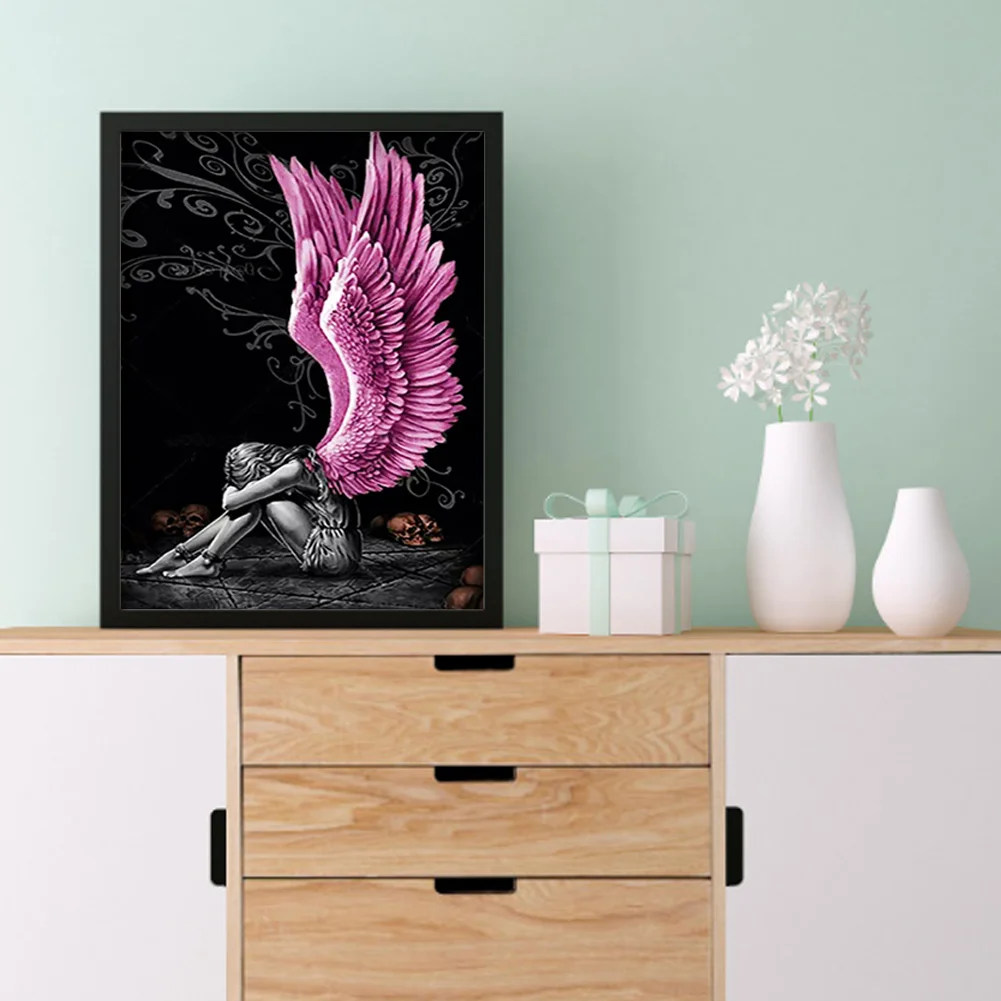 11ct Stamped Cross Stitch - Wing Angel(40*50cm)