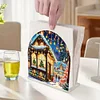 Christmas Acrylic DIY 5D Diamond Art Painting Napkin Holder Table Decor (Street)