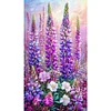 Diamond Painting-DIY Full Round Drill Lavender Bushes(70*40 CM)