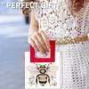 Sac &agrave; main bricolage avec peinture en diamant avec poign&eacute;e carr&eacute;e, peinture en diamant, sacs fourre-tout kits, peintures multi-usages en diamants, sacs &agrave; main cr&eacute;atifs pour femmes, cadeau artisanal (honey insect)