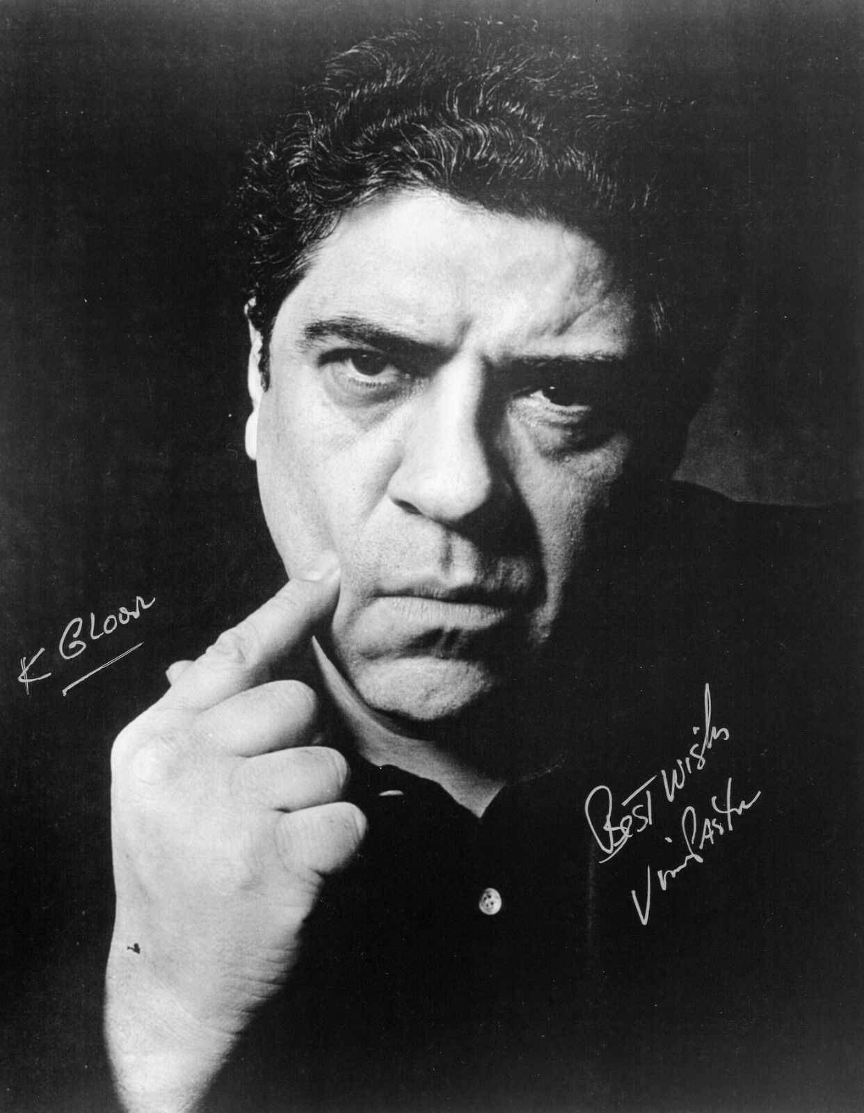 VINCENT PASTORE AUTOGRAPH SOPRANOS, LAW & ORDER