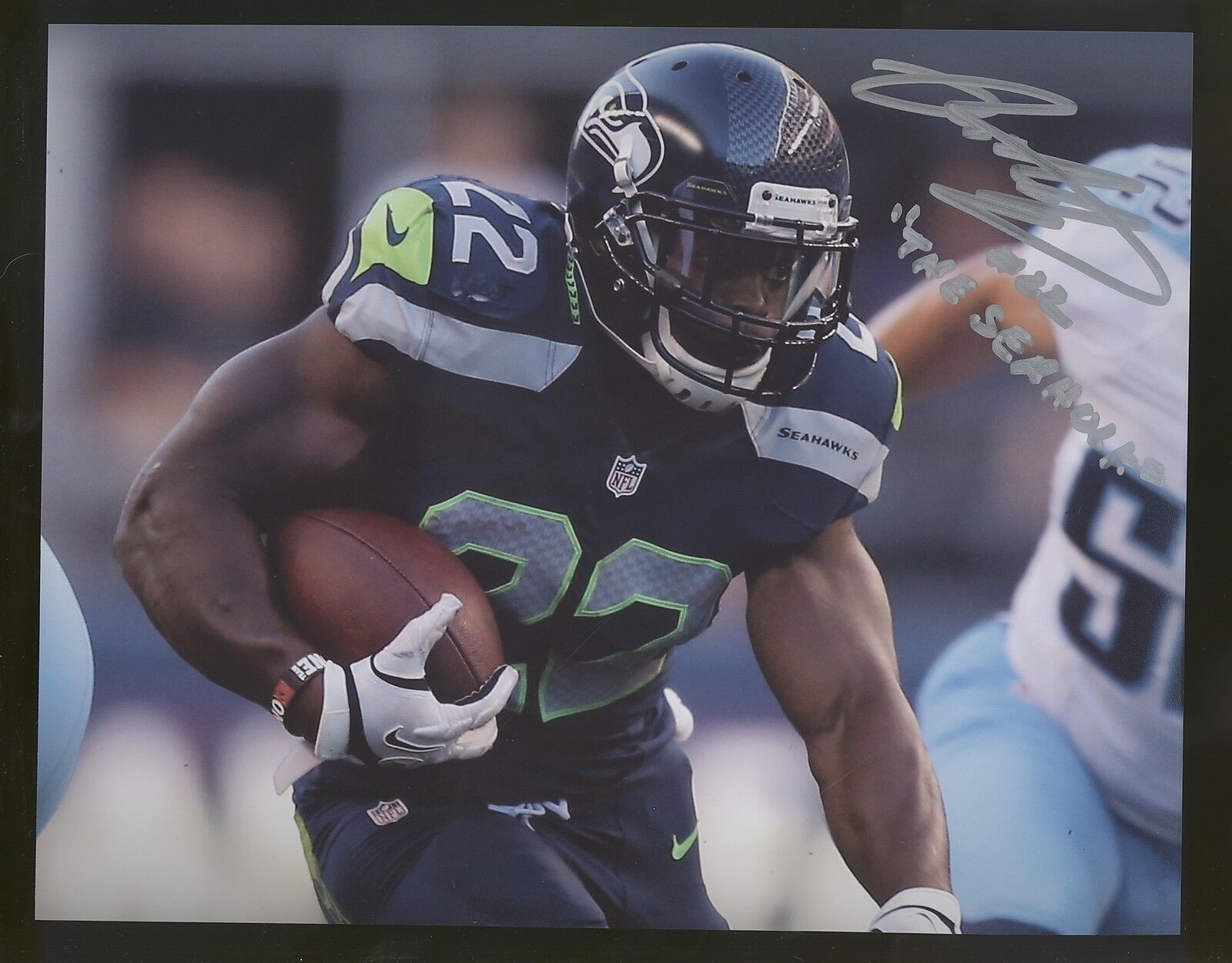 Robert Turbin 8x10 Autographed Signed INSCR Seahawks SB XLVIII Champ SPH 380