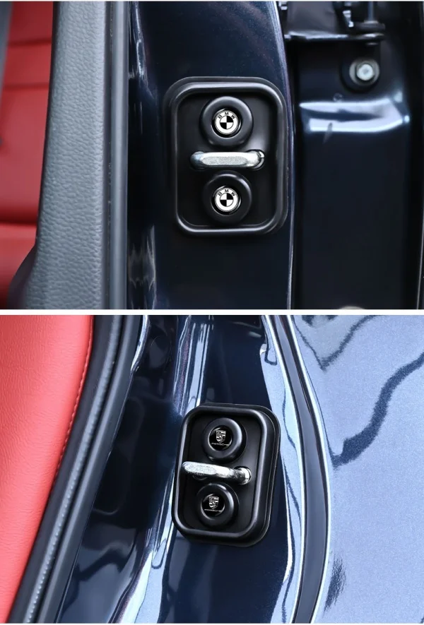 Car Door Lock Cover Protective Pad Door Closing Silicone Silent Cover Shock Absorbing Pad