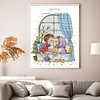 4 Season Window-Winter-14CT Stamped Cross Stitch Kit(29x38cm)