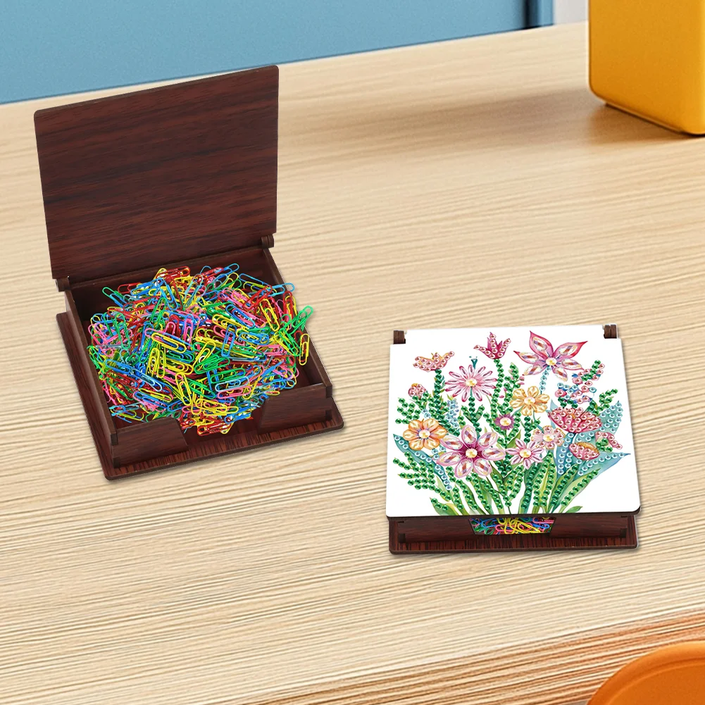 DIY Flower Diamond Painting Note Box Paper 160 Sheets of Paper for DIY Art Craft