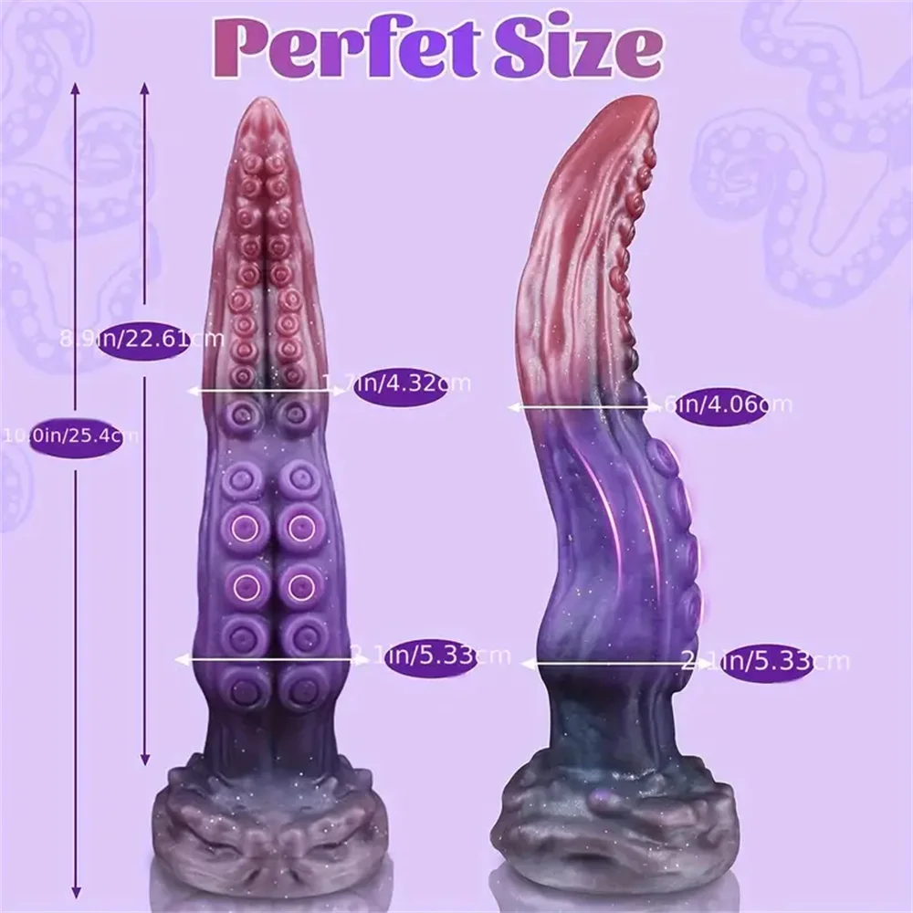 Monster Dildo Big Octopus Fantasy Dildo Anal Plug
