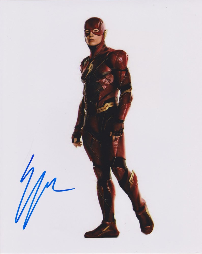 Ezra Miller Signed Autographed The Flash