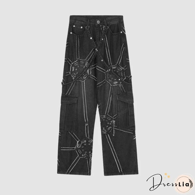 Heavy Weight Spiderweb Jeans