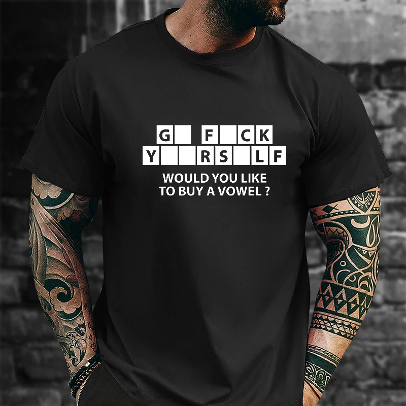 Would You Like To Buy A Vowel? T-Shirt ctolen