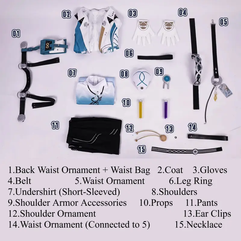 [Wetrose] Pre-Order Wuthering Waves Luuk Herssen Game Outfit Full Set Cosplay Costume