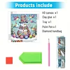 Schneemann 5d DIY Diamond Art Malerei Sets spezielle Form Teilbohrer Kunst 30x30cm