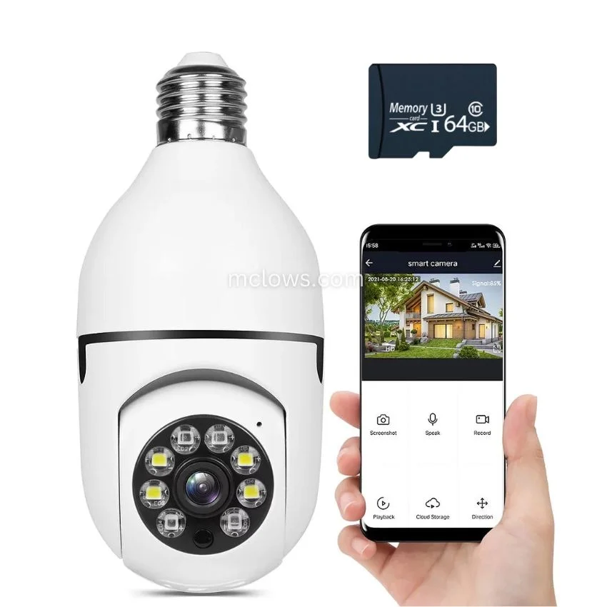 The Original BulbCam360&trade;️ - Wireless Smart Security Cam