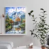 Diamond Painting -DIY Round Drill Forest Castle(50*40 CM)