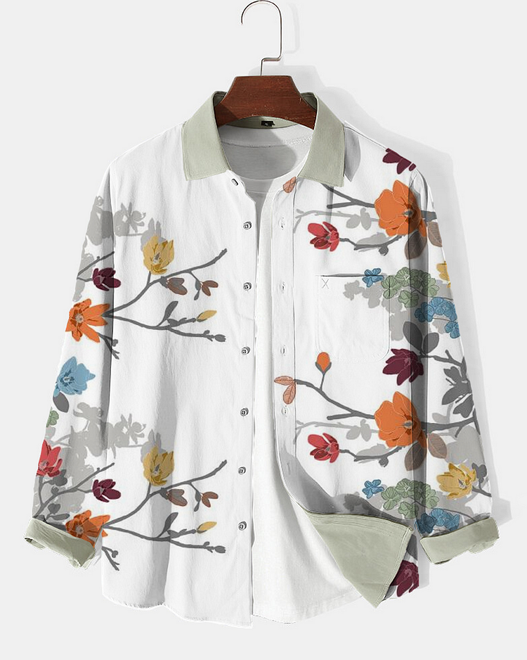 Men's casual geometric diamond shirt 9fd7