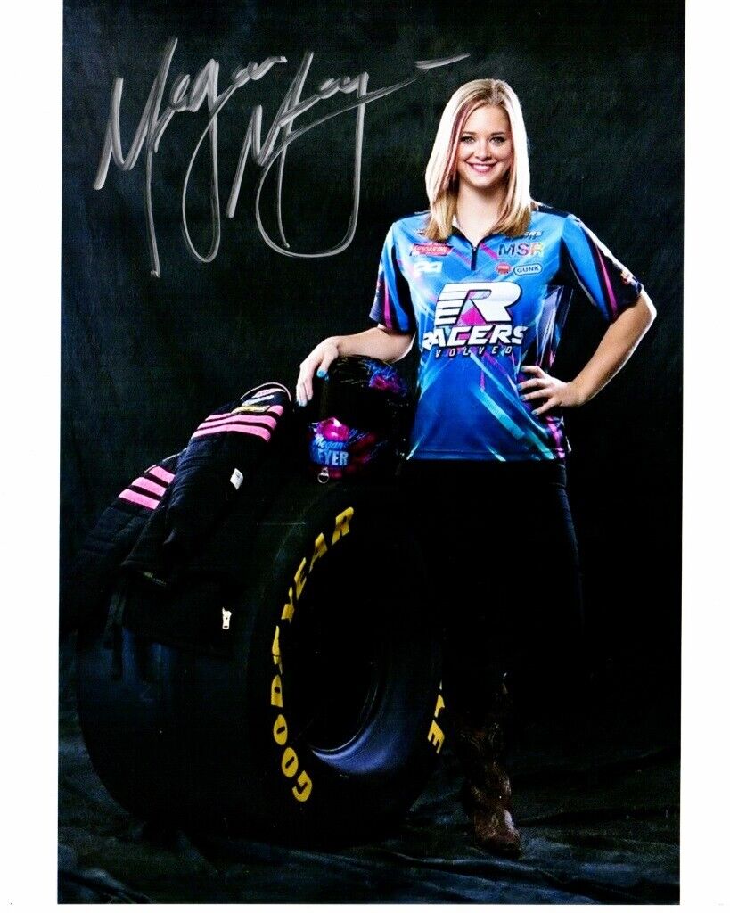 Megan Meyer Signed - Autographed Drag Racing 8x10 inch Photo Poster painting with Certificate