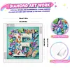 Butterfly Flower F 5D Partial Drill DIY Diamond Painting Kit 30*30cm