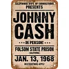 Johnny Cash - Vintage Metal Signs - 20*30cm/30*40cm - Music