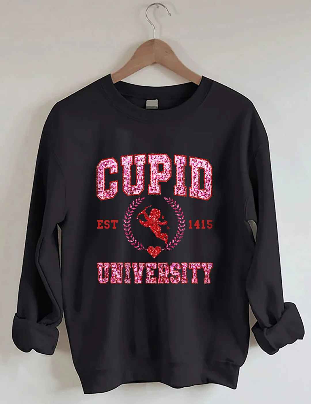 Cupid University Valentines Sweatshirt