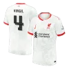 VIRGIL #4 Liverpool Third Away Soccer Jersey 2024/25 &ndash; UCL