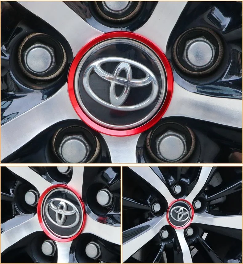 Car wheel hub metal decorative ring