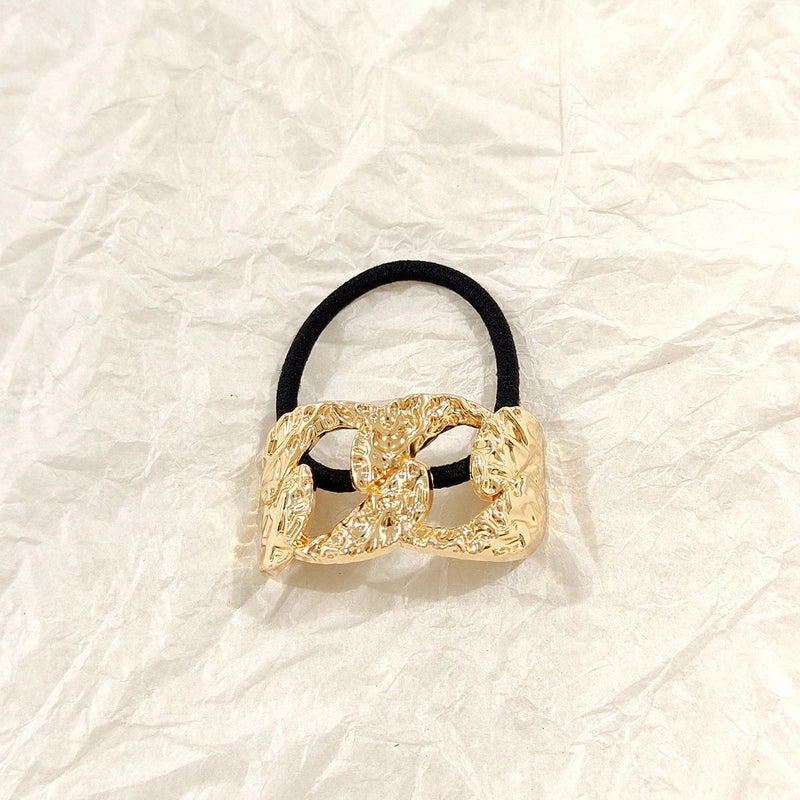 Streetwear Women’s Geometric Alloy Plating Hair Tie