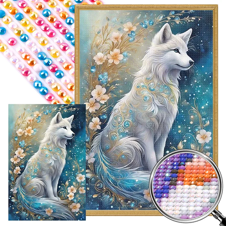5D Diamond Painting Kit Anime Red Eyes Girl Art Square Round Gems Drills  Picture