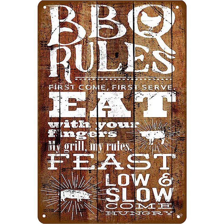 BBQ - Vintage Tin Signs/Wooden Signs - 20*30cm/30*40cm