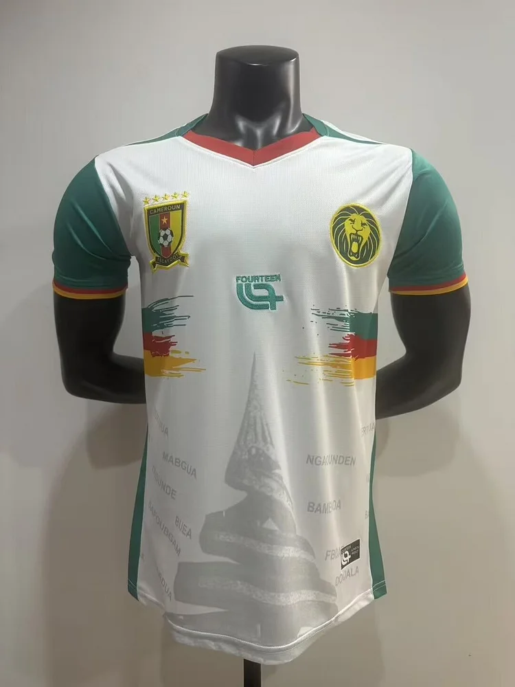 2025-26-Cameroon White-Shirt-Player Edition