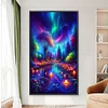 (40*70cm)Colorful Aurora Lights - Full Round Drill Diamond Painting
