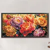 Flowers In Full Bloom-11CT Stamped Cross Stitch 200*93cm/78.74*36.61in (Big Size) tapestrymarket