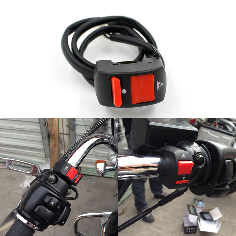 

Universal Handlebar Motorcycle Accident Hazard Light Switch On/Off, 501 Original