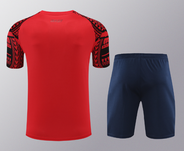 23/24 Naples Napoli Training Kit Short Sleeve Red Football Shirt Thai Quality
