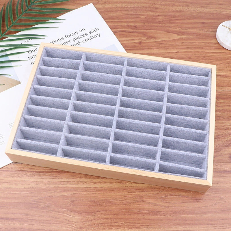 1 Piece Flannel Minimalist Solid Color Jewelry Rack