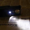 30 60 Times LED UV Currency Magnifier Detector Stamps Jewelry Loupe Glass