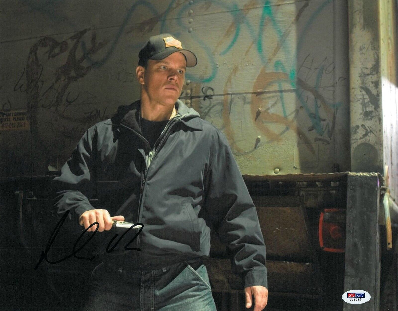 Matt Damon Signed Authentic Autographed 11x14 Photo Poster painting (PSA/DNA) #J03212