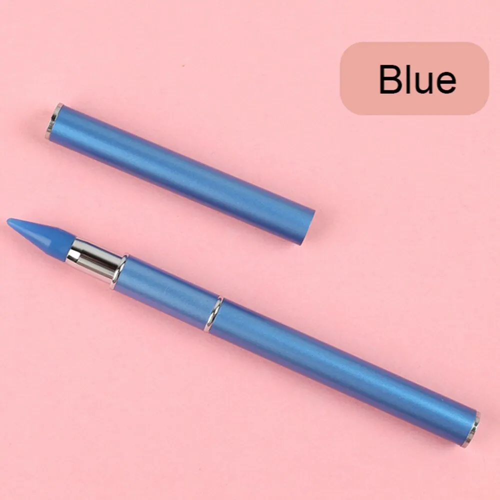 1PC Dual-Ended Nail Art Dotting Crystal Pen picking up Rhinestones Gems Sticky Wax Pencil DIY Tools Diamond Picker Pen-Nail Inspo